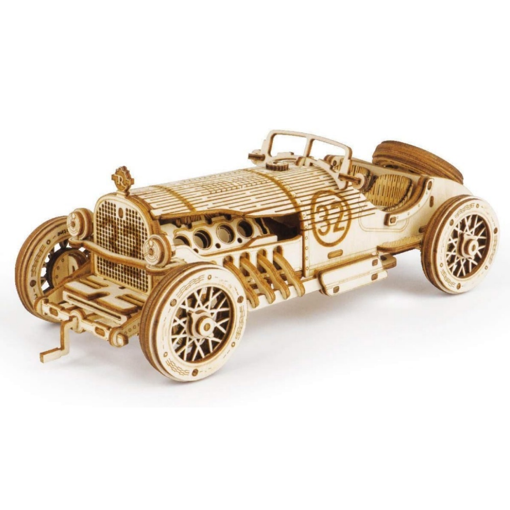 Vintage Collectible Cars - Robotime Rokr Classic Car 3D Wooden