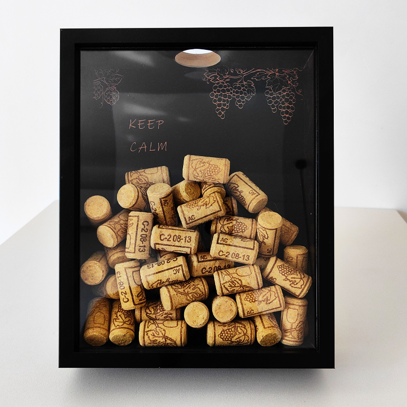 Red Wine Cork Display Frame Wo - Vintage Collectible Bottles avis et prix