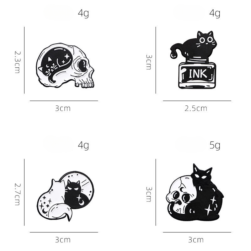 Cute Black Cat Collection Plan - Vintage Collectible Pins avis et prix