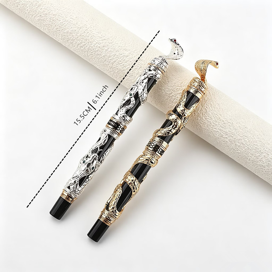 Jinhao Luxury 3D Snake Embosse - Vintage Collectible Pens avis et prix