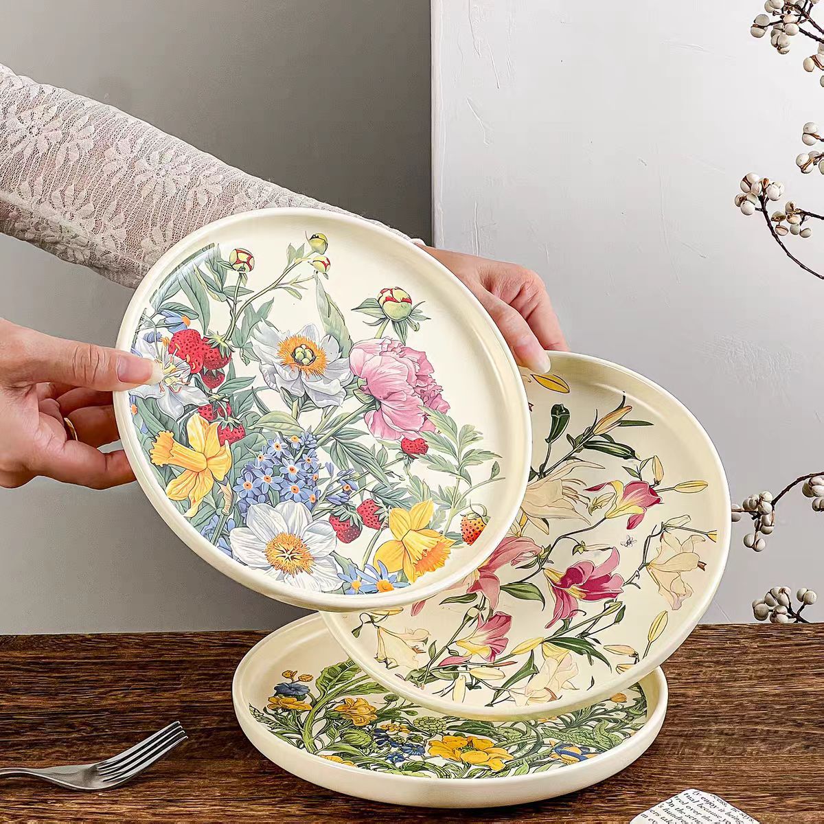 Creative Romantic Floral Ceram - Vintage Collectible Dishes avis et prix