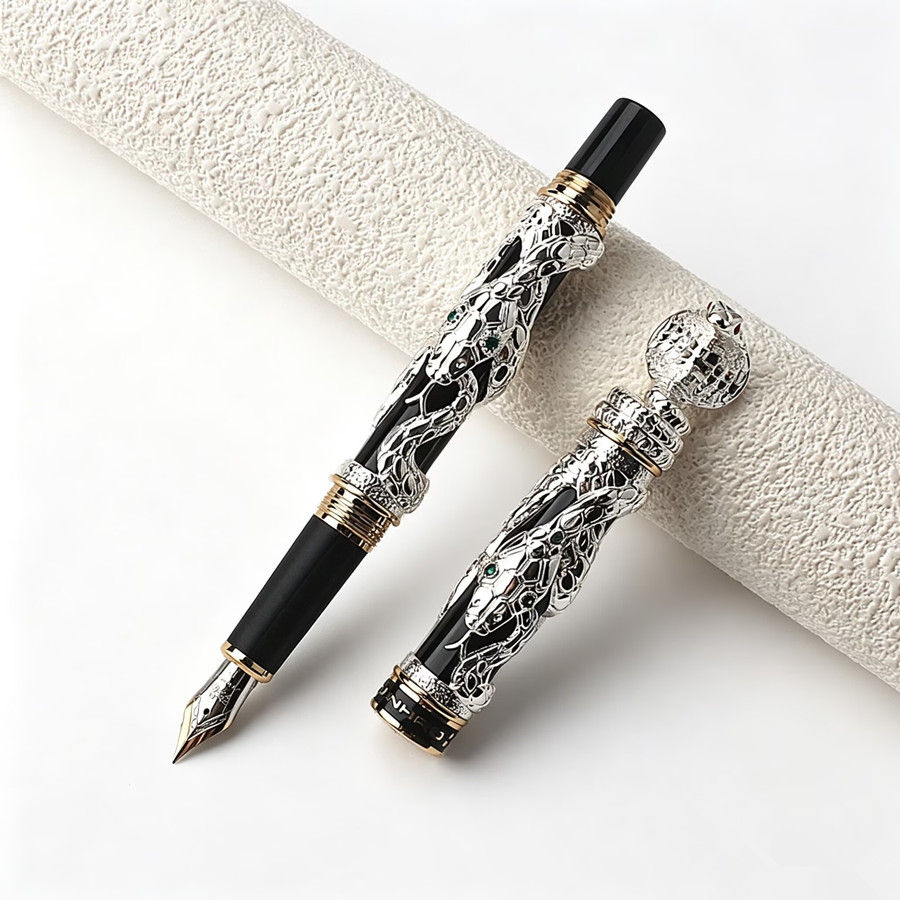Jinhao Luxury Snake Embossed F - Vintage Collectible Pens avis et prix