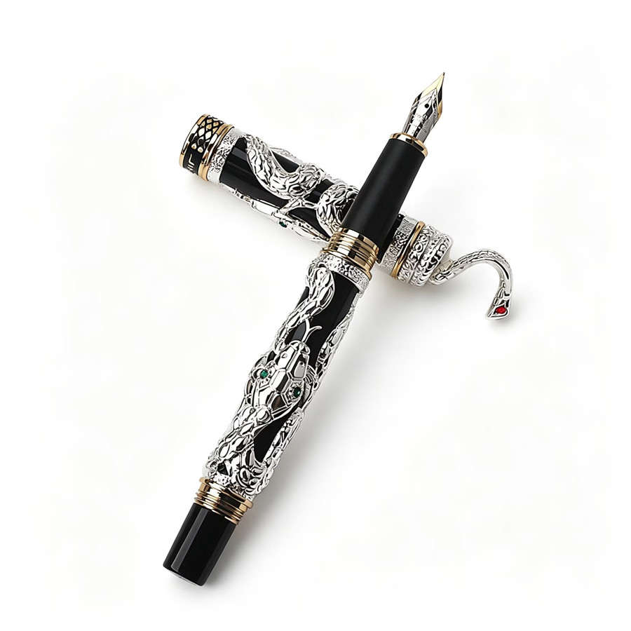 Jinhao Luxury Snake Embossed F - Vintage Collectible Pens avis et prix