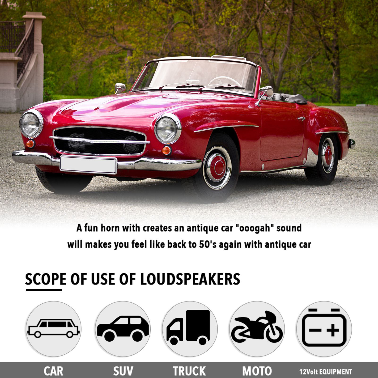 12V Vintage OO-GA Oogah Classi - Vintage Collectible Cars avis et prix