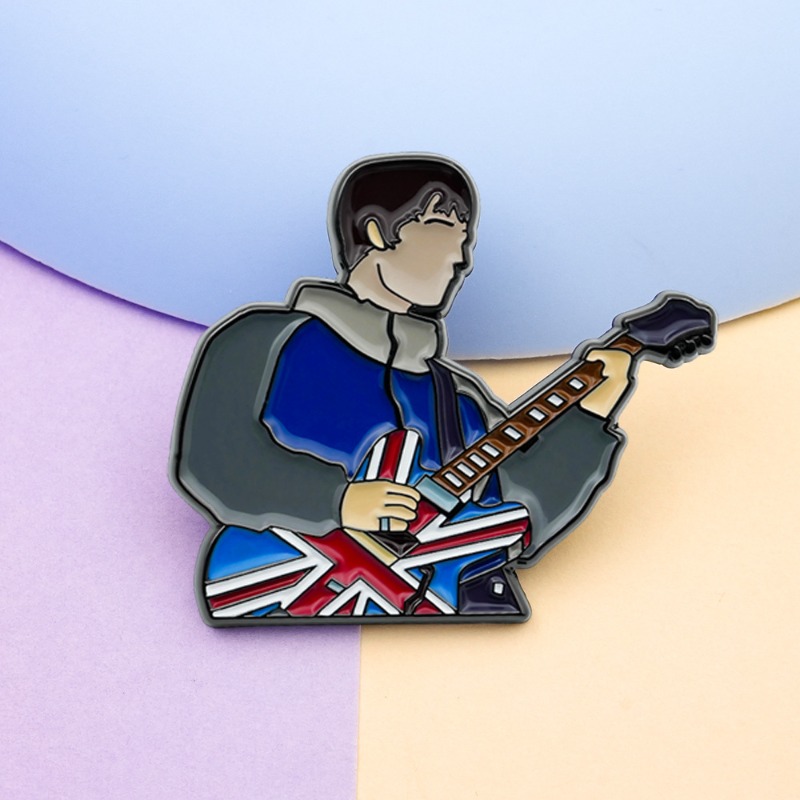 Vintage British Rock Guitar En - Vintage Collectible Pins avis et prix