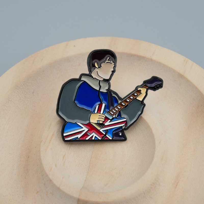 Vintage British Rock Guitar En - Vintage Collectible Pins avis et prix