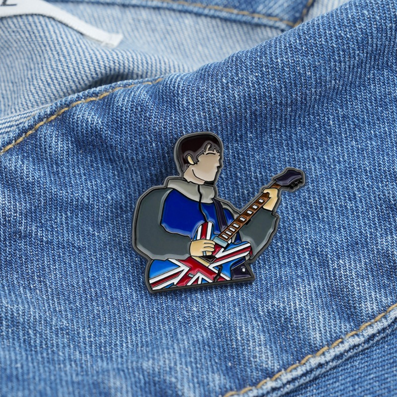 Vintage British Rock Guitar En - Vintage Collectible Pins avis et prix