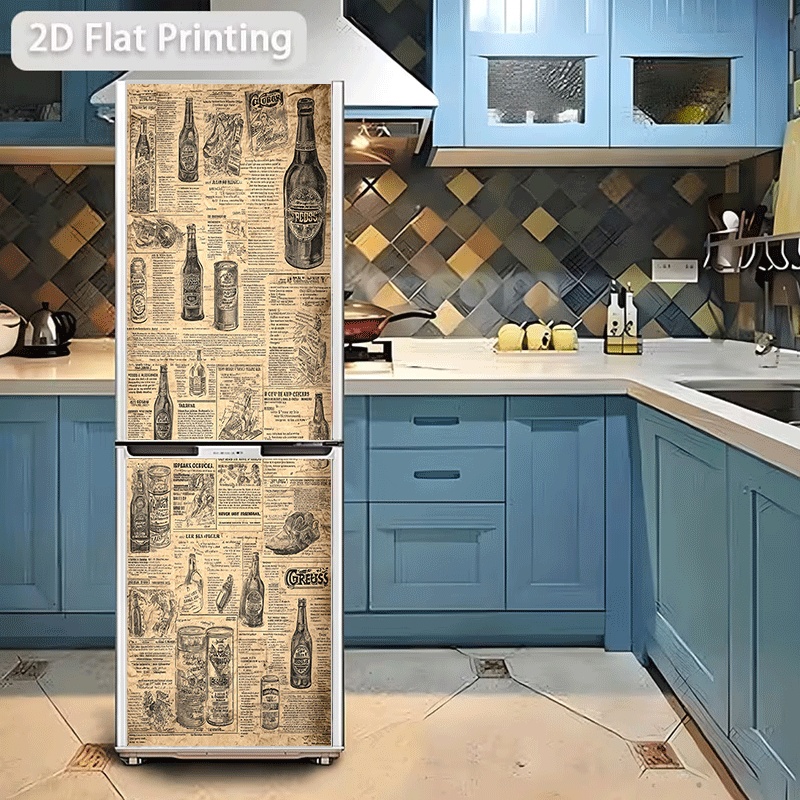 Refrigerator Sticker, Refriger - Collectible Vintage Newspapers avis et prix