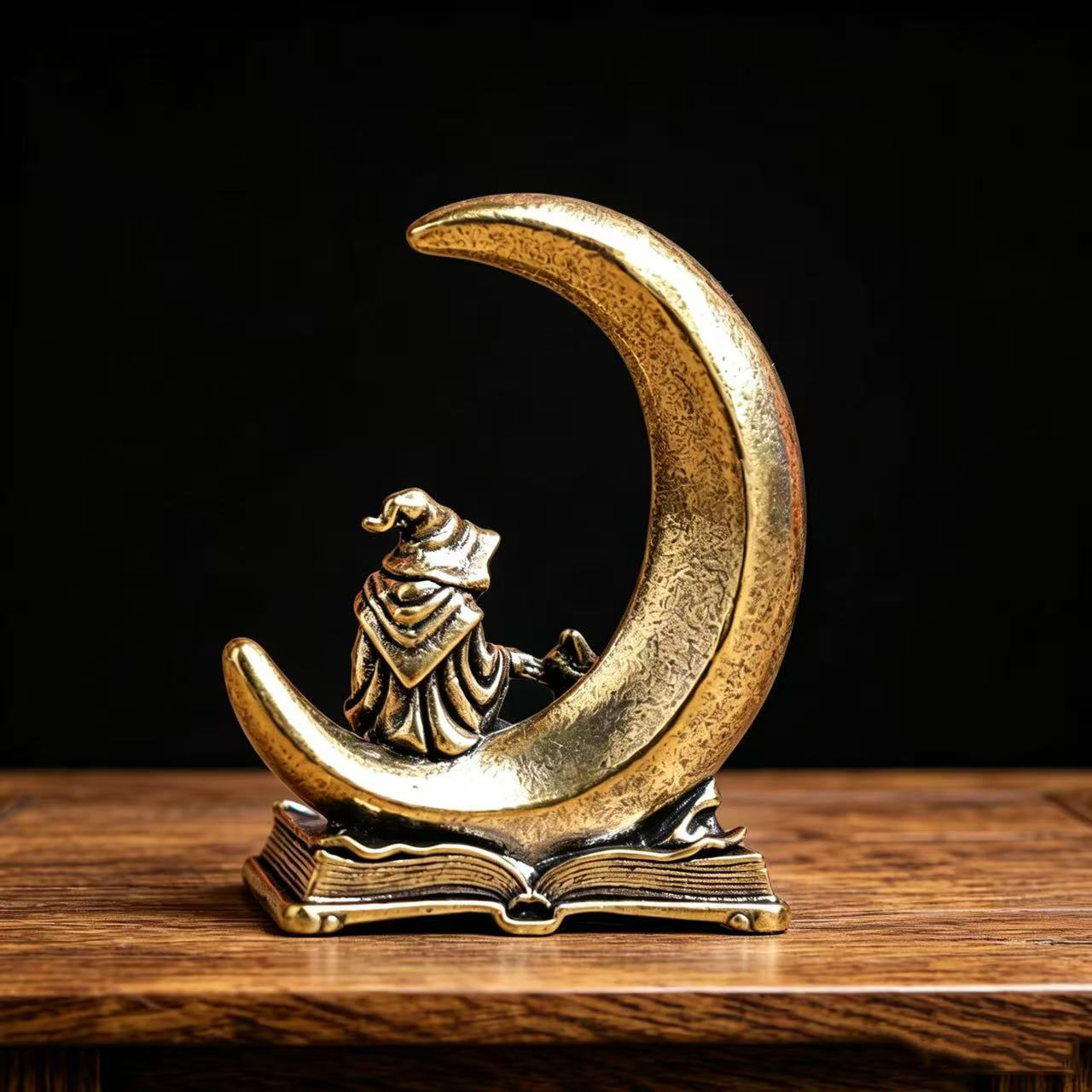 Brass Moon Witch Decoration St - Vintage Collectible Figurines avis et prix
