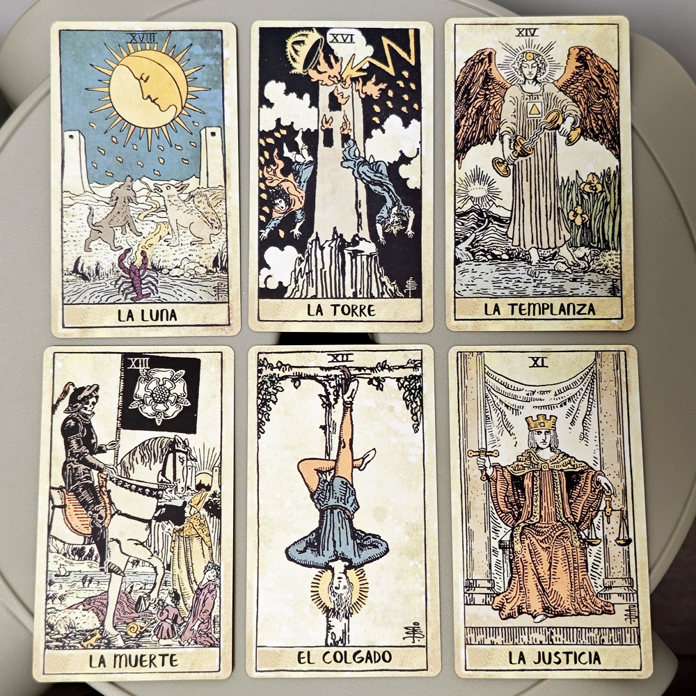 Vintage Tarot Deck 10.3*6cm Sp - Vintage Collectible Cards avis et prix