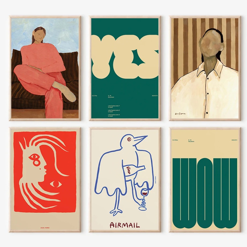 Frameless Abstract Gallery Dec - Vintage Things Collection avis et prix