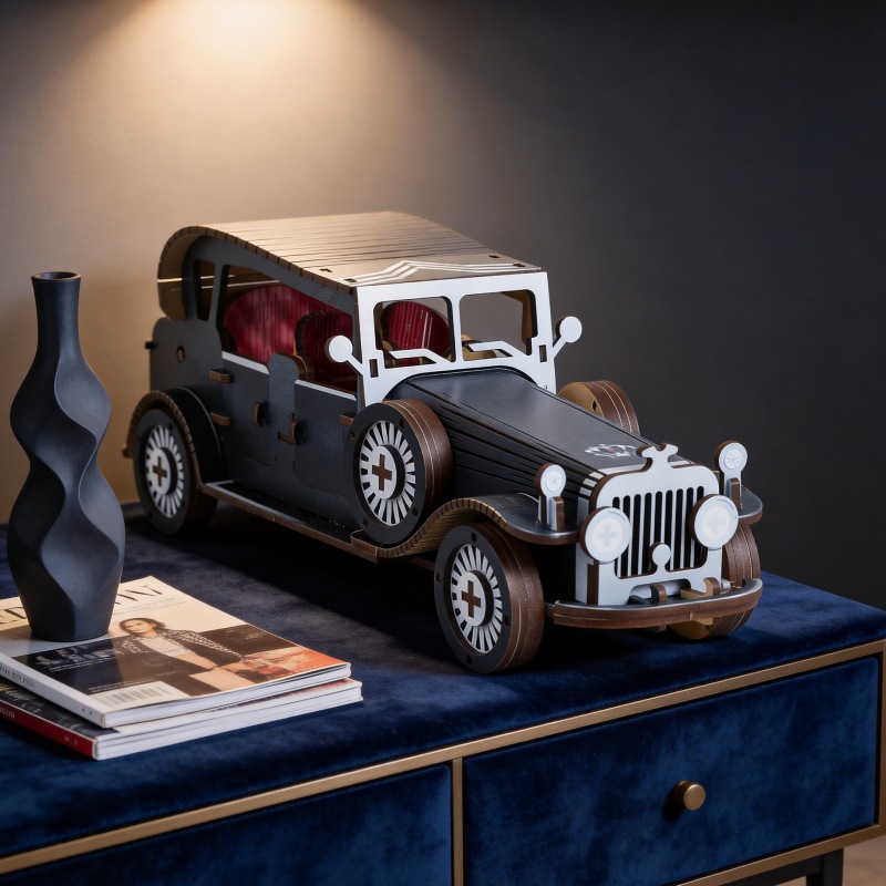 DIY 3D Wooden Vintage Classic  - Vintage Collectible Cars avis et prix