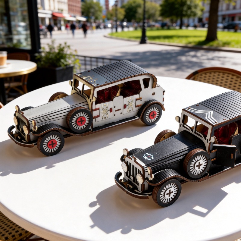 DIY 3D Wooden Vintage Classic  - Vintage Collectible Cars avis et prix