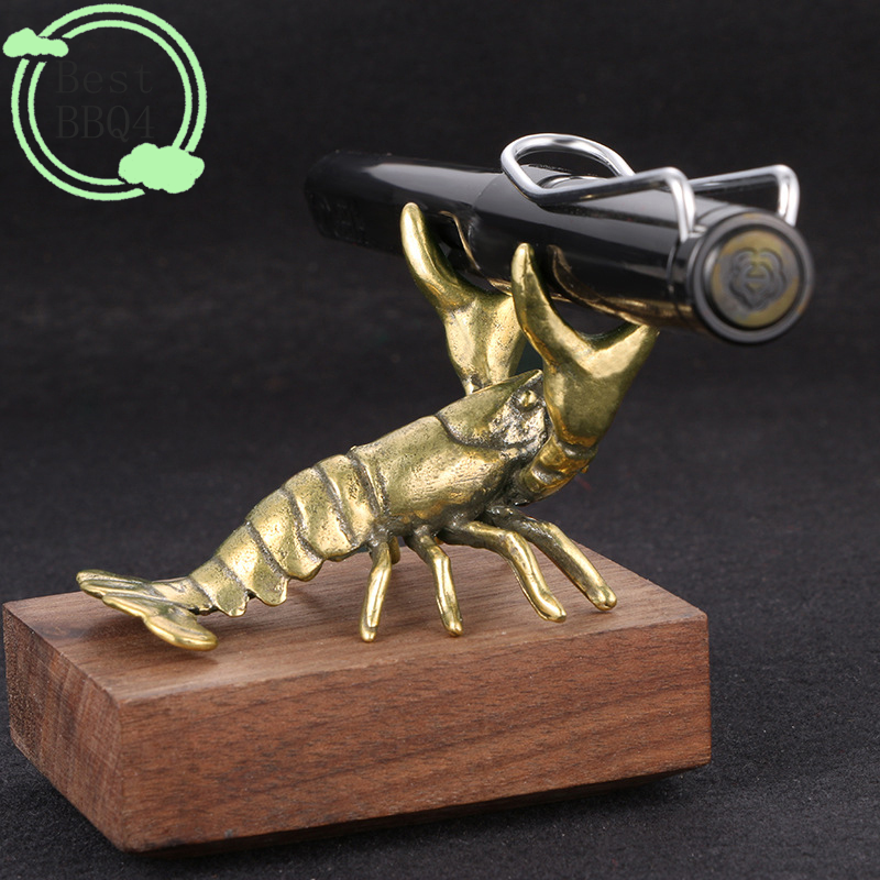 (BBQ4)Solid Brass Crayfish Orn - Vintage Collectible Pens avis et prix