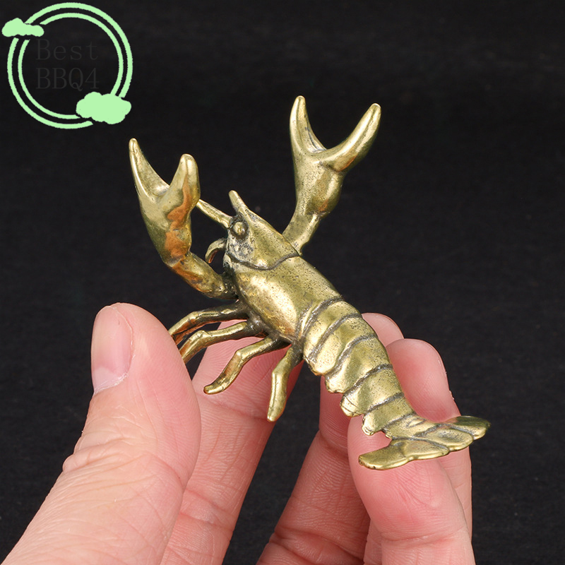 (BBQ4)Solid Brass Crayfish Orn - Vintage Collectible Pens avis et prix