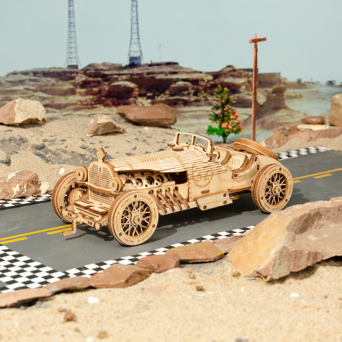 Robotime Rokr Classic Car 3D W - Vintage Collectible Cars avis et prix