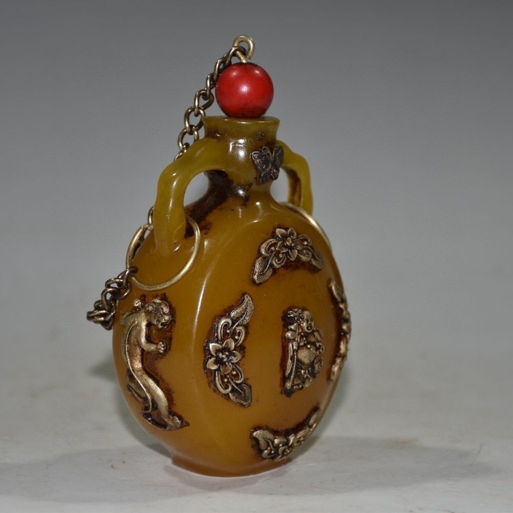 Vintage Collectible Carved Amb - Vintage Collectible Bottles avis et prix