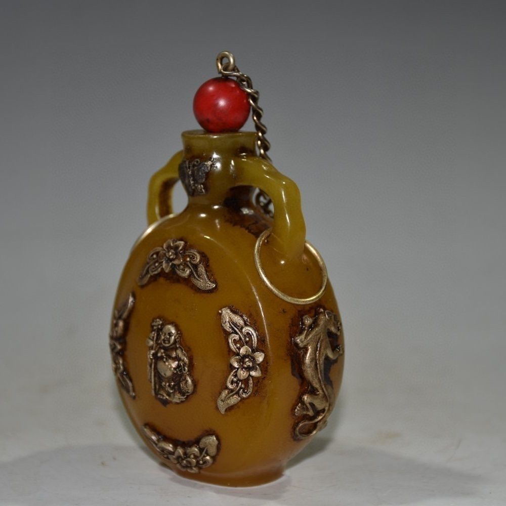 Vintage Collectible Carved Amb - Vintage Collectible Bottles avis et prix