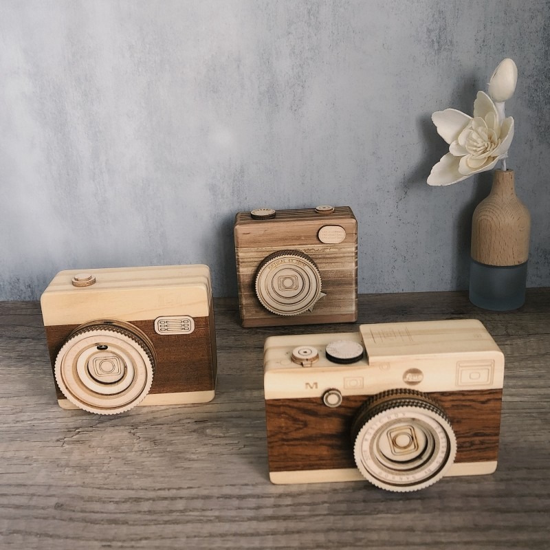 Vintage Wooden Camera Music Bo - Collectible Vintage Cameras avis et prix