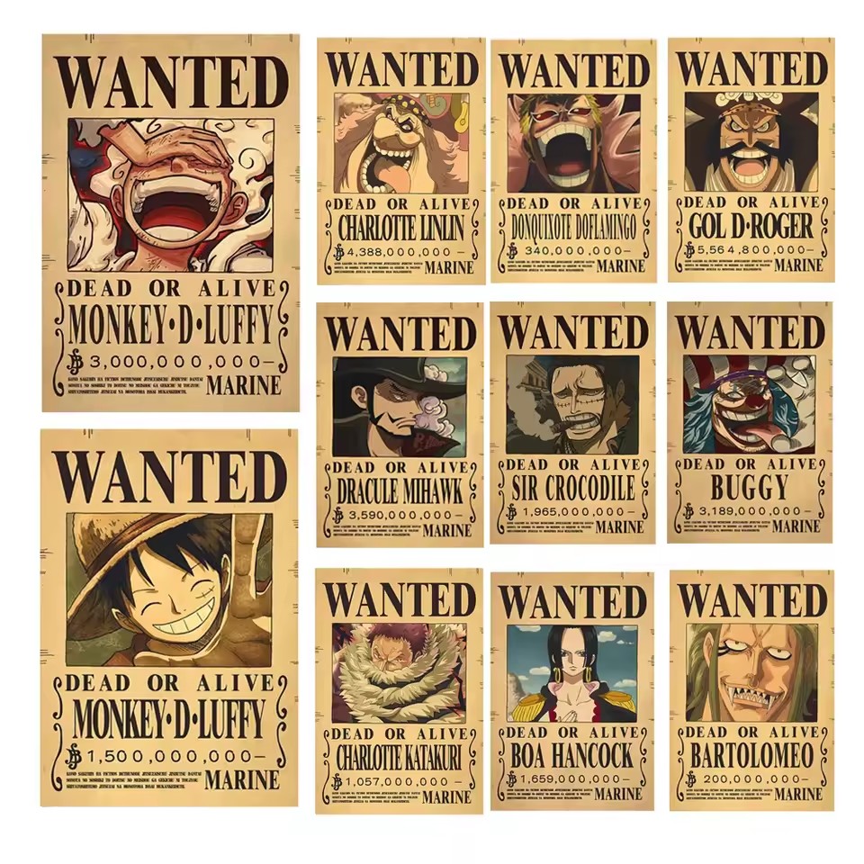 Anime One Piece Bounty Wanted  - Vintage Things Collection avis et prix
