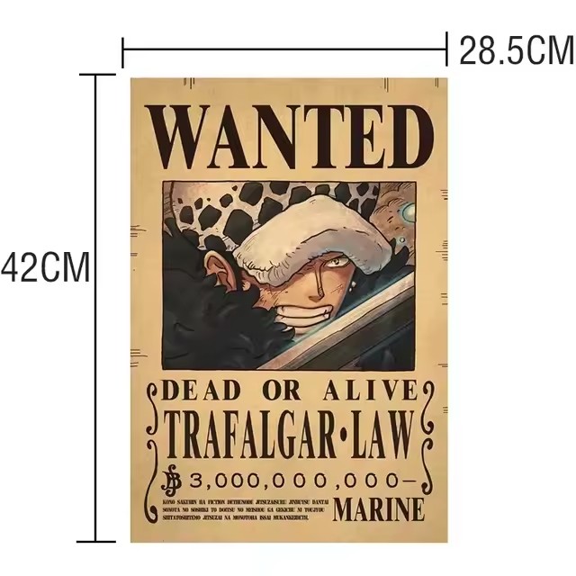 Anime One Piece Bounty Wanted  - Vintage Things Collection avis et prix