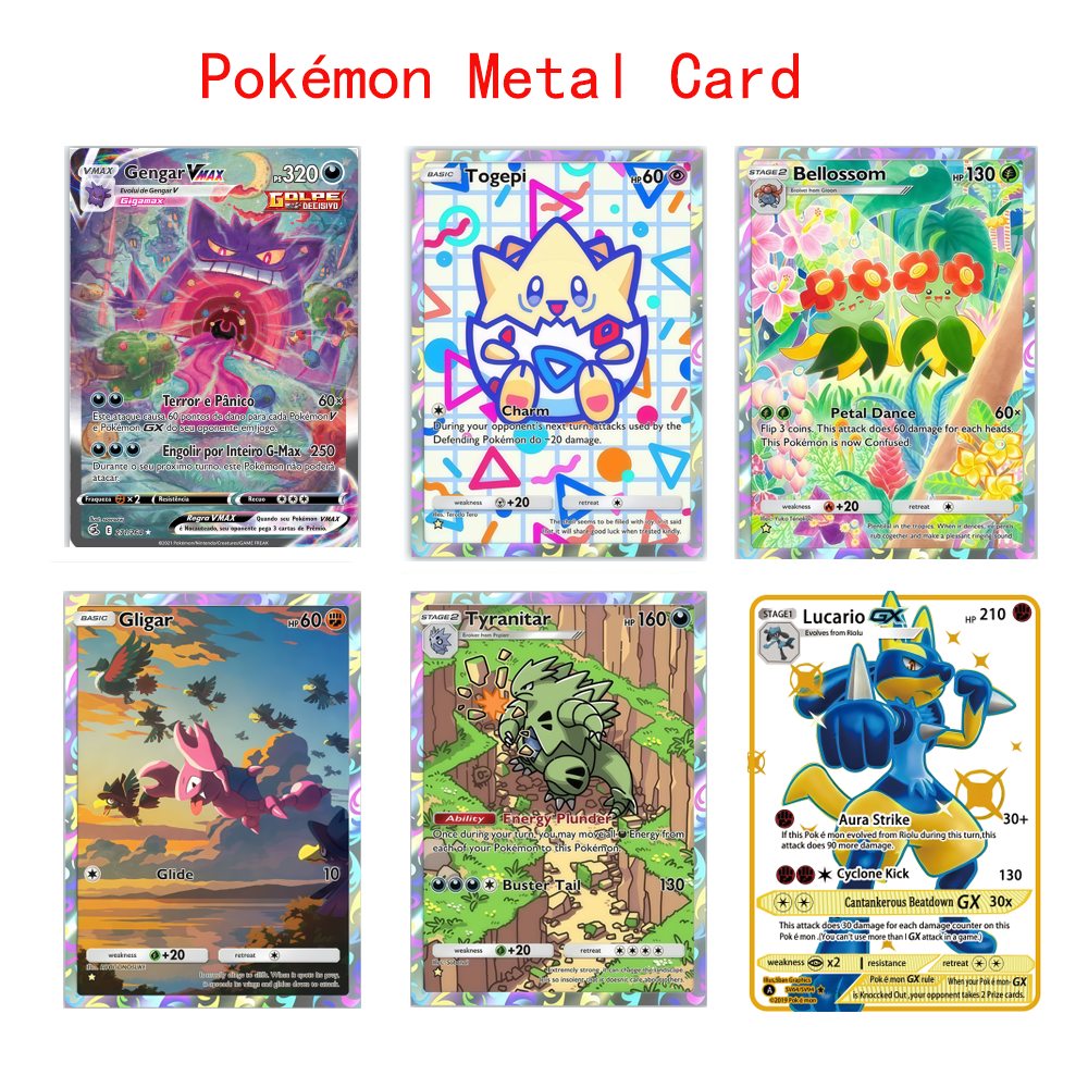 Pokemon GX EV Ptcg Metal Card  - Vintage Collectible Cards avis et prix