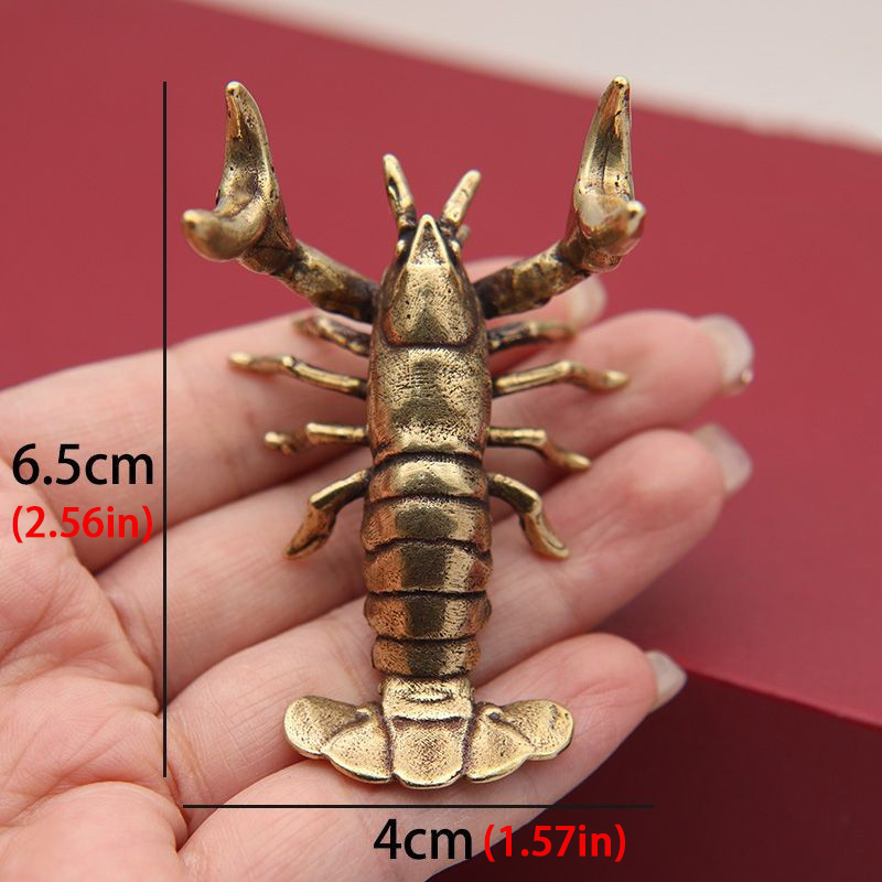 Hot ! Solid Brass Crayfish Orn - Vintage Collectible Pens avis et prix