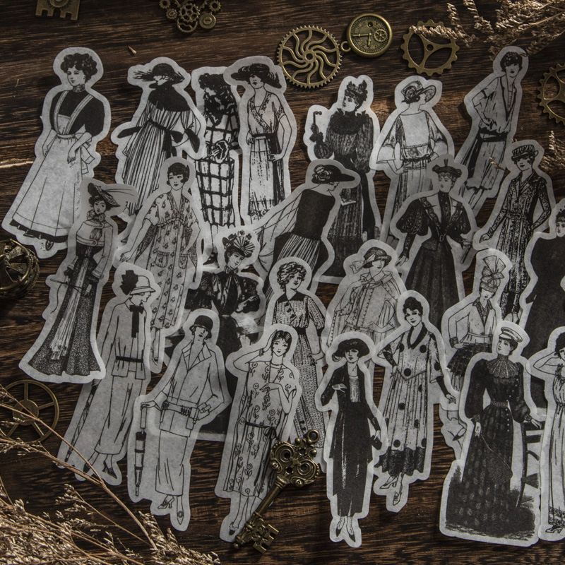 1pack/100pcs Vintage Black Whi - Vintage Things Collection avis et prix