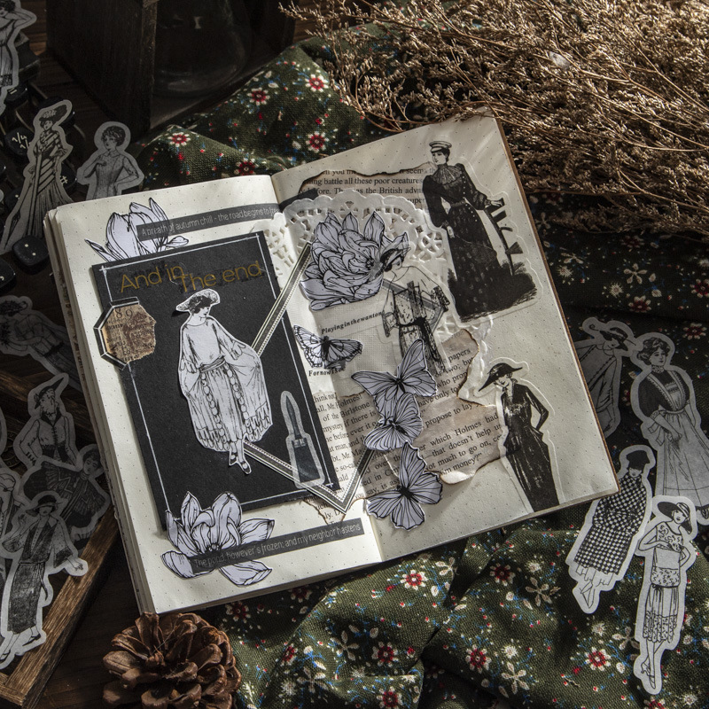 1pack/100pcs Vintage Black Whi - Vintage Things Collection avis et prix
