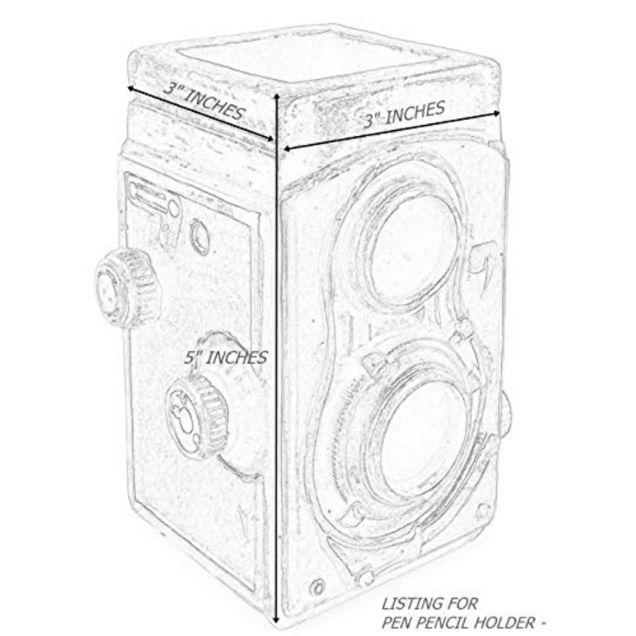 21390 Camera Pen Pencil Holder - Collectible Vintage Cameras avis et prix