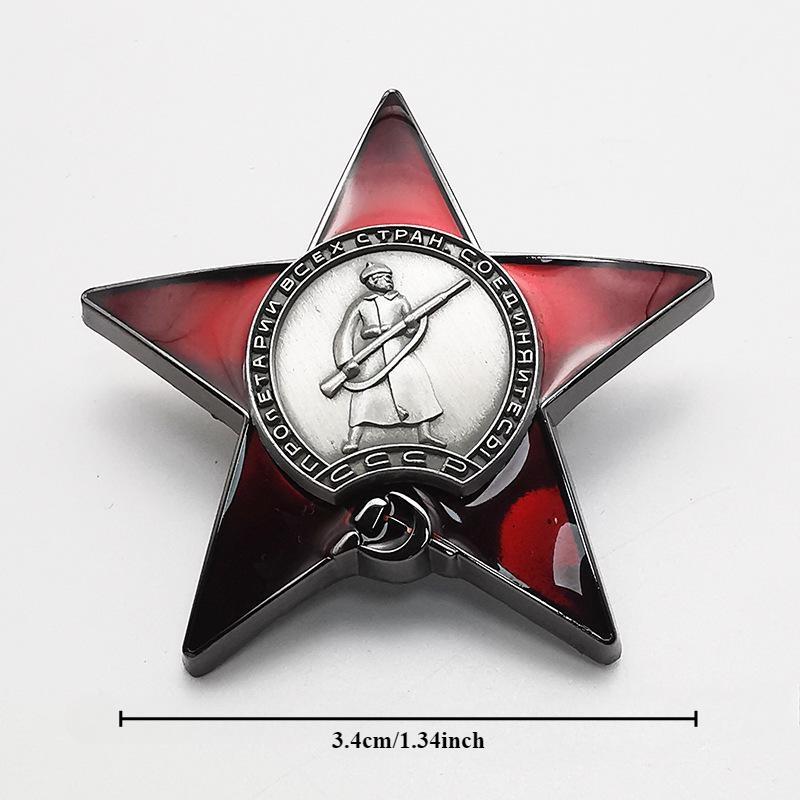 1Pc Red Star Badge Lapel Pins  - Vintage Collectible Pins avis et prix