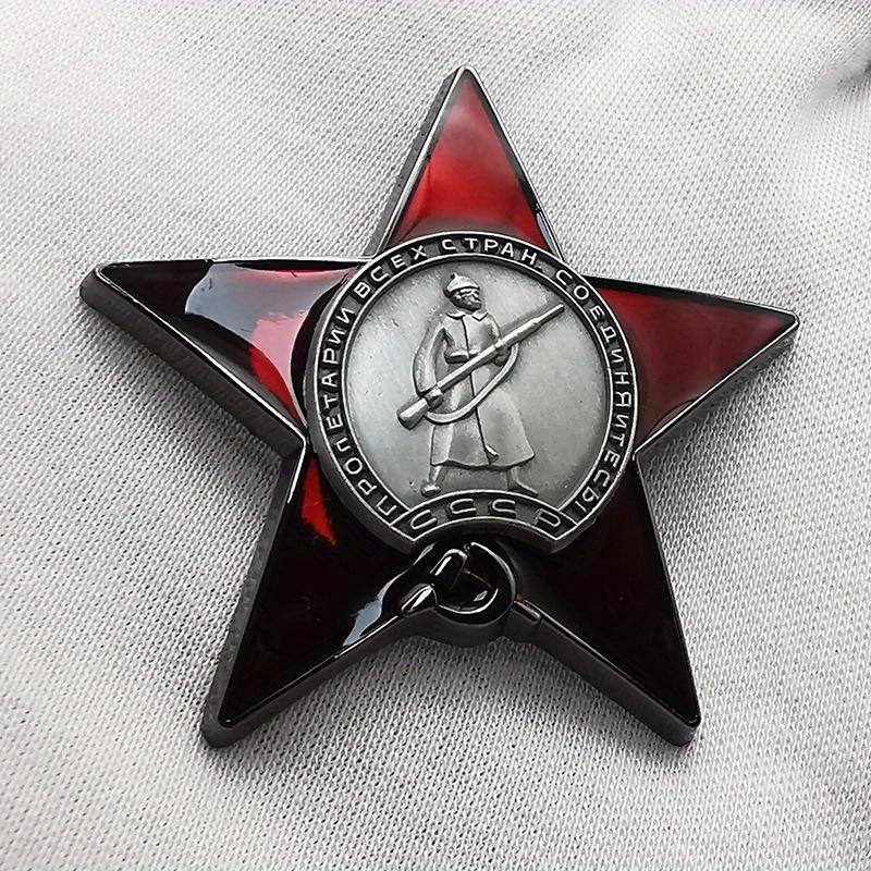 1Pc Red Star Badge Lapel Pins  - Vintage Collectible Pins avis et prix