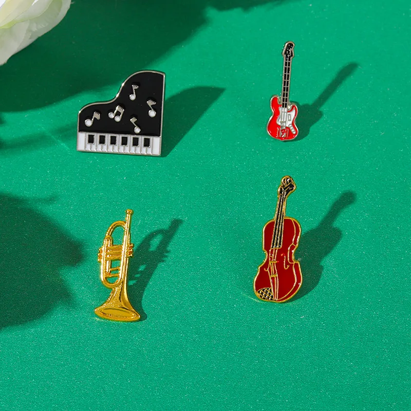 Musical Instrument Enamel Lape - Vintage Collectible Pins avis et prix