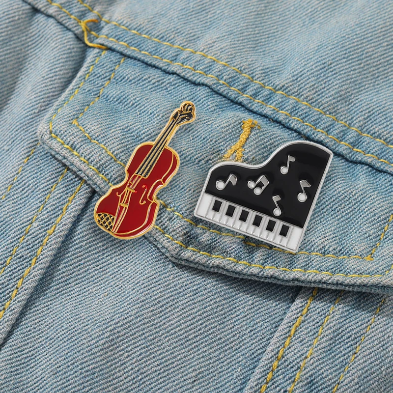 Musical Instrument Enamel Lape - Vintage Collectible Pins avis et prix