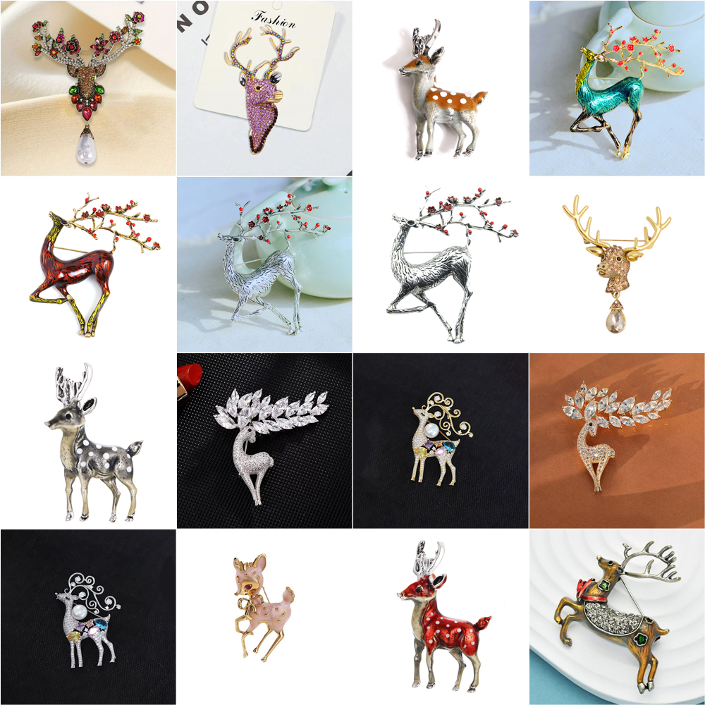 Vintage Deer Brooch Collection - Vintage Collectible Pins avis et prix