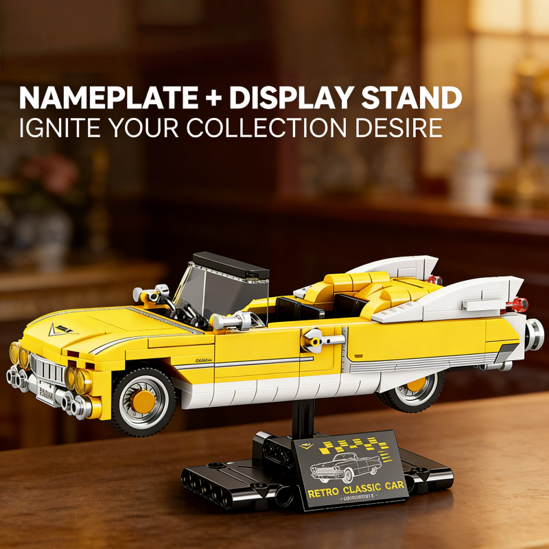 Yellow Vintage Convertible Car - Vintage Collectible Cars avis et prix